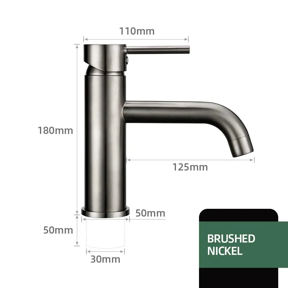 Robinet Lavabo Laiton Massif Solide et Élégant Longue Durée – Solvane