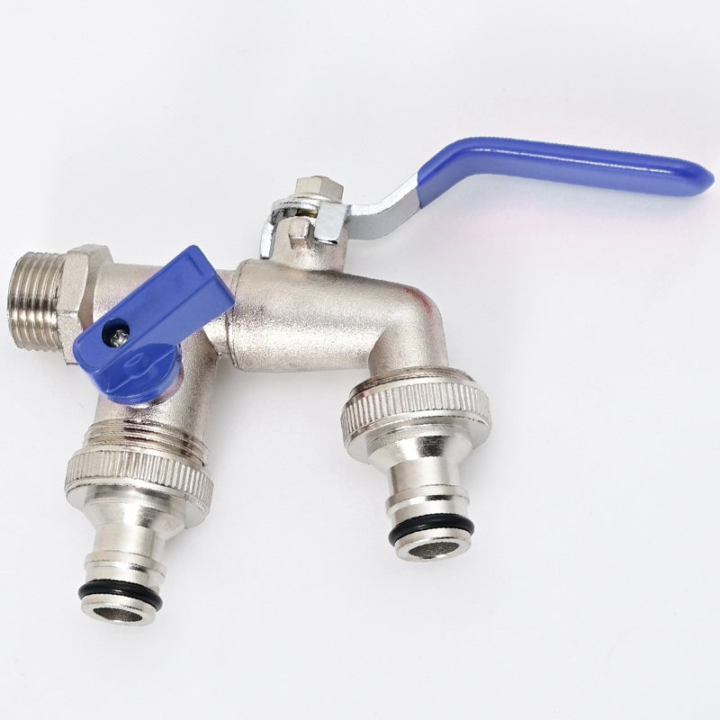 Robinet de Puisage Extérieur Double Sortie Arrosage Polyvalent – Terravia