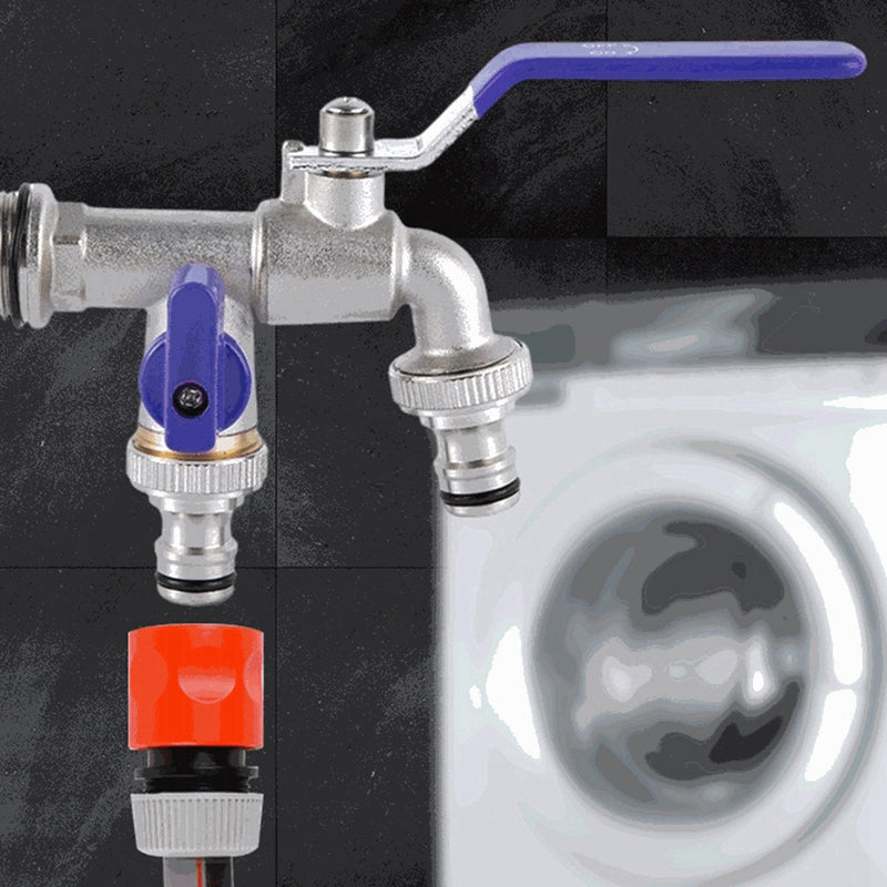 Robinet de Puisage Extérieur Double Sortie Arrosage Polyvalent – Terravia