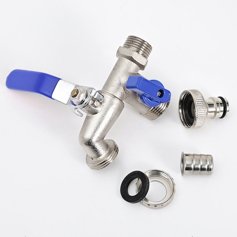 Robinet de Puisage Extérieur Double Sortie Arrosage Polyvalent – Terravia
