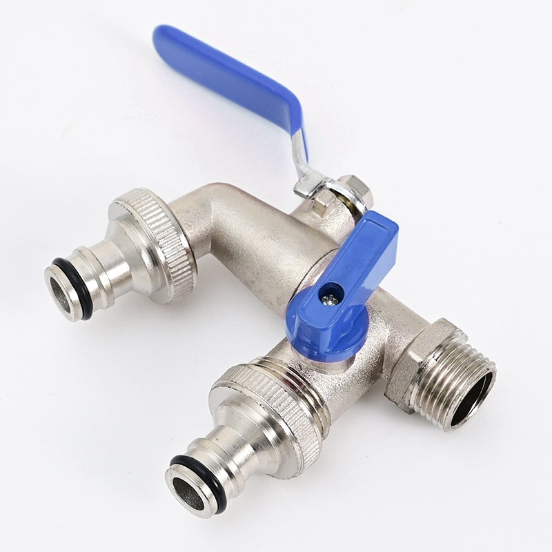 Robinet de Puisage Extérieur Double Sortie Arrosage Polyvalent – Terravia