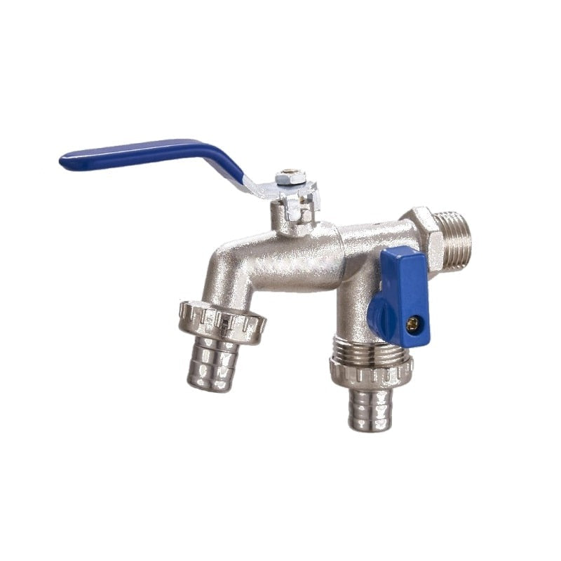 Robinet de Puisage Extérieur Double Sortie Arrosage Polyvalent – Terravia