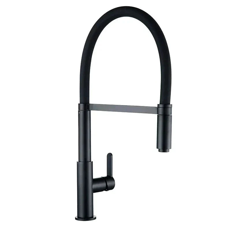 Mitigeur Cuisine Douchette Laiton Noir Mat Anti-Traces – Cuvéa
