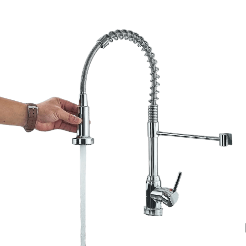 Robinet Douchette Cuisine Noir Mat Laiton Haut de Gamme Élégance – Cuvéa