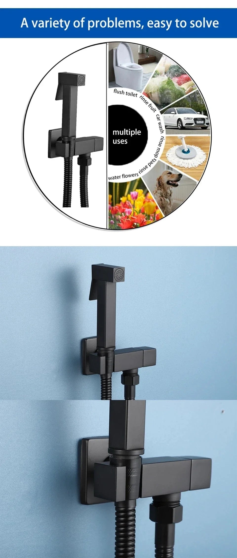 Robinet Douchette WC Laiton Confort et Hygiène Durables – Purelia