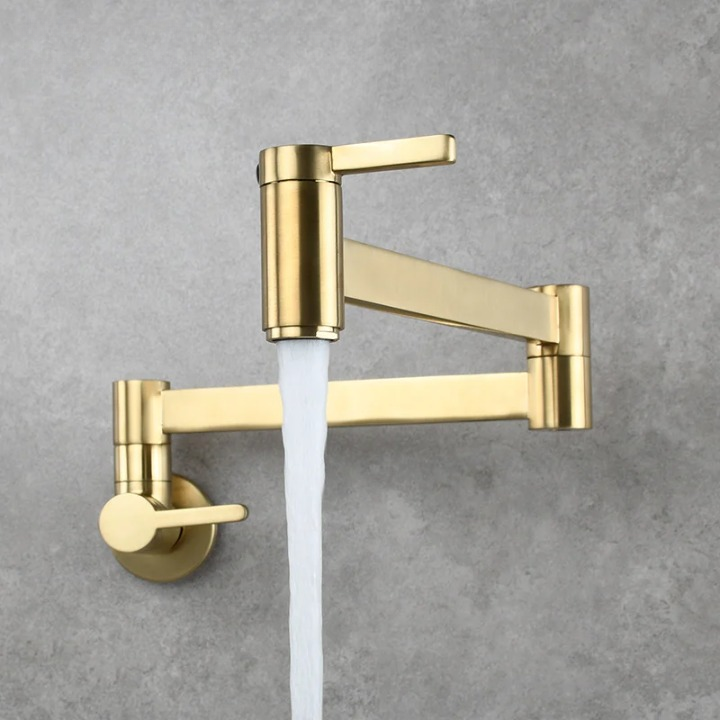 Robinet Eau Froide Cuisine Mural Rétractable Compact et Discret – Cuvéa