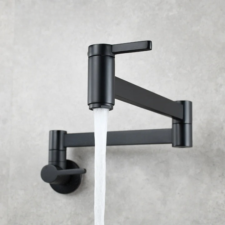 Robinet Eau Froide Cuisine Mural Rétractable Compact et Discret – Cuvéa