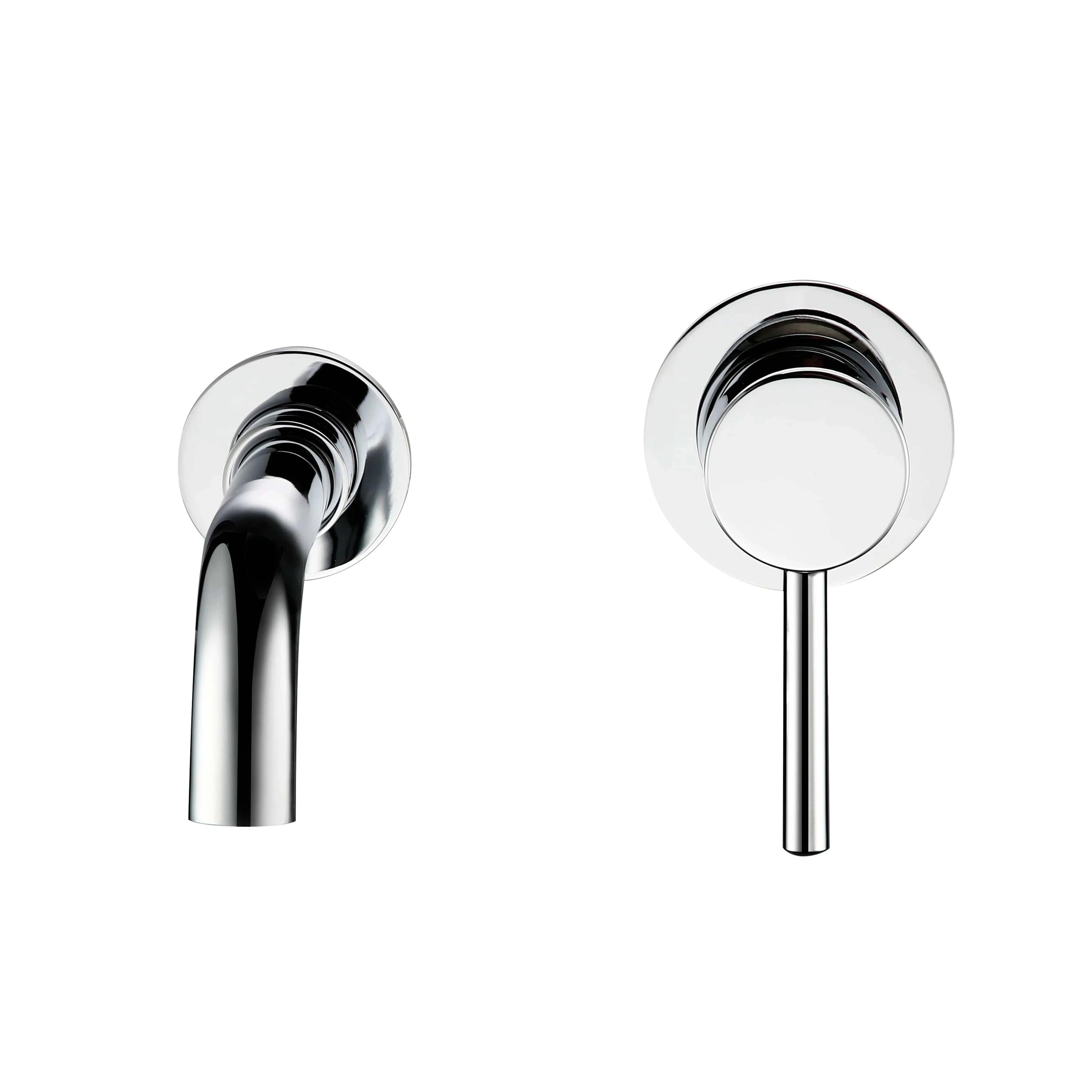 Mitigeur Lavabo Encastrable Quatre Finitions au Choix Mur Épuré – Solvane