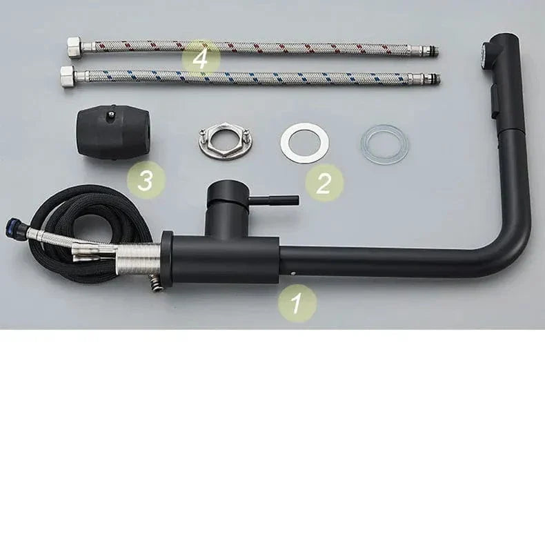 Robinet Extensible Cuisine Portée Étendue Rinçage Facile – Cuvéa