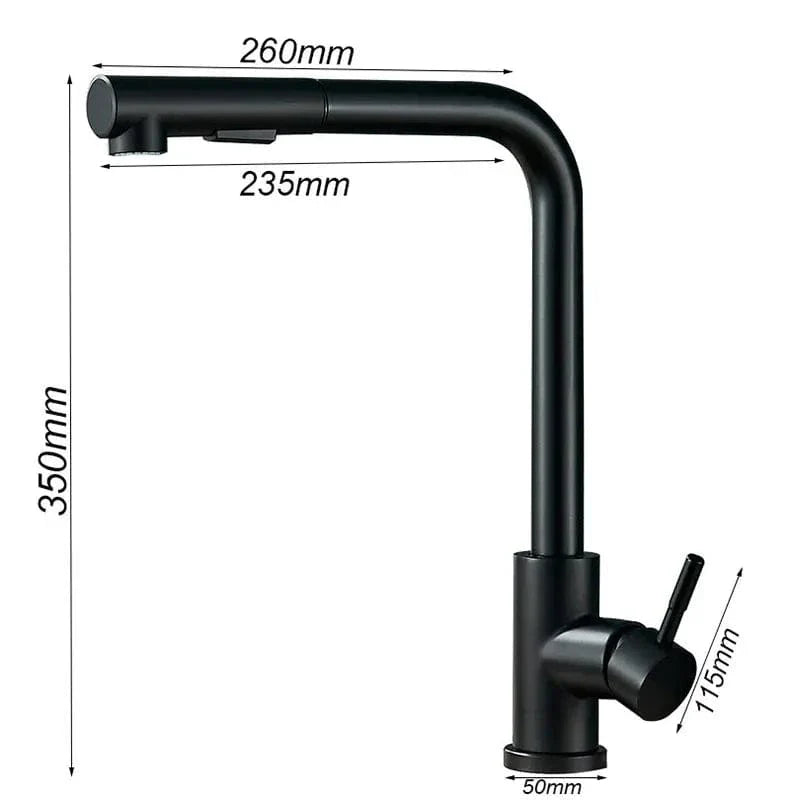 Robinet Extensible Cuisine Portée Étendue Rinçage Facile – Cuvéa