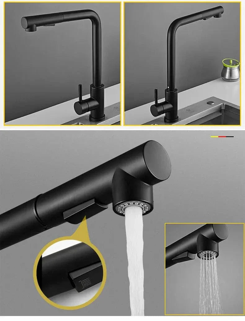 Robinet Extensible Cuisine Portée Étendue Rinçage Facile – Cuvéa