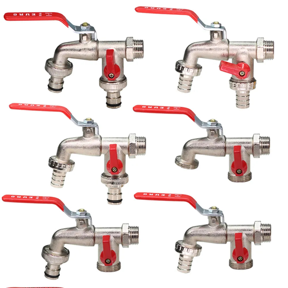 Robinet Extérieur Antigel Rouge Résiste au Gel Pose Facile – Terravia