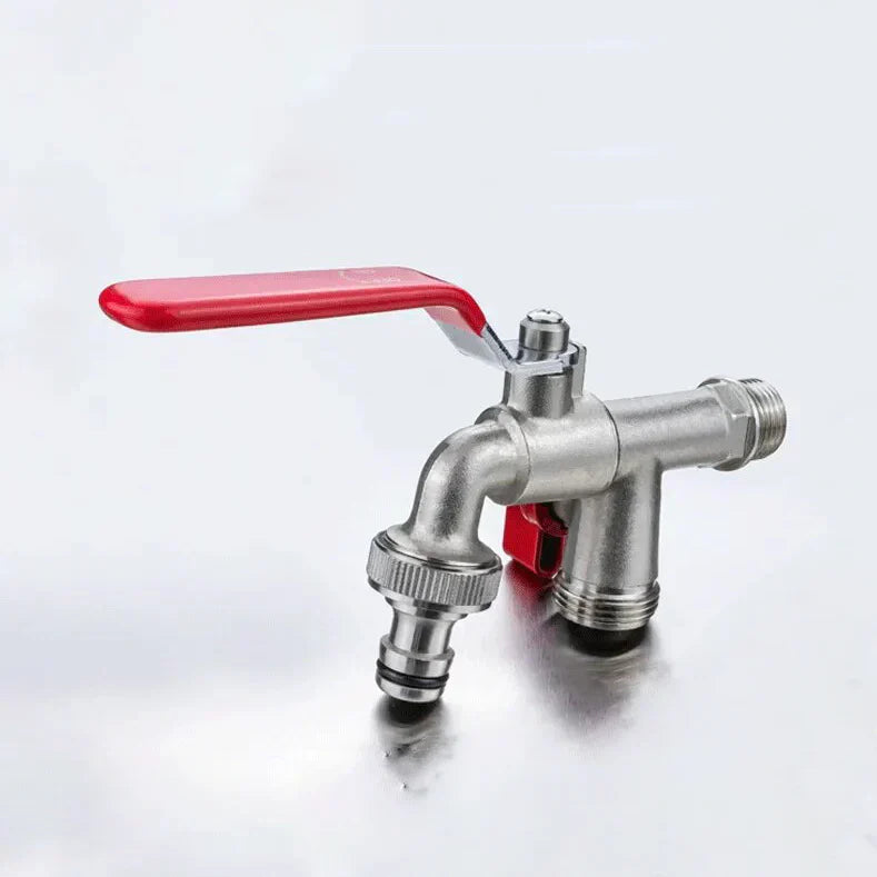 Robinet Extérieur Antigel Rouge Résiste au Gel Pose Facile – Terravia