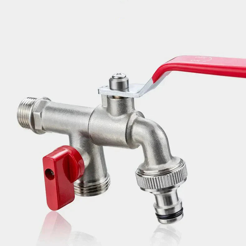 Robinet Extérieur Antigel Rouge Résiste au Gel Pose Facile – Terravia