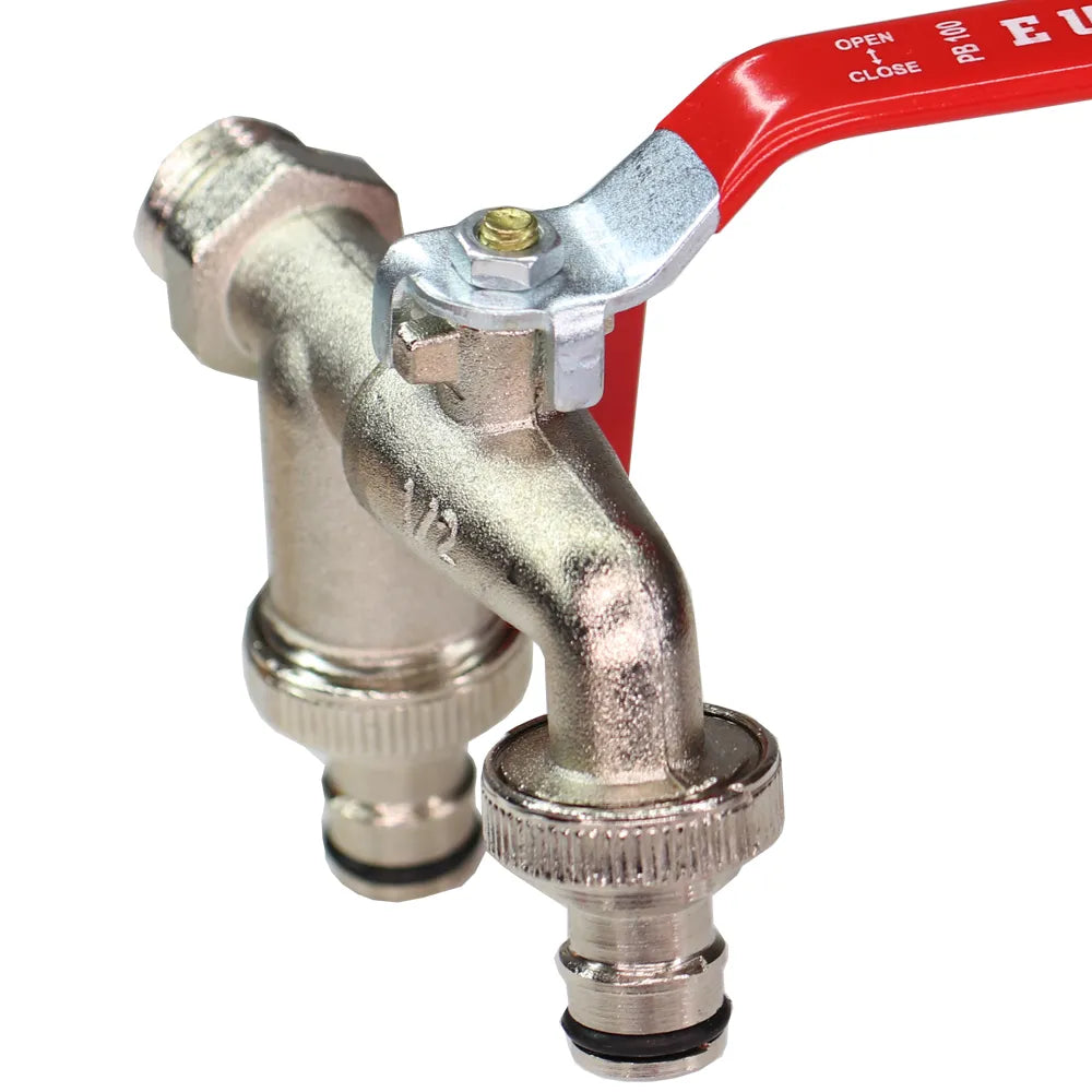 Robinet Extérieur Antigel Rouge Résiste au Gel Pose Facile – Terravia