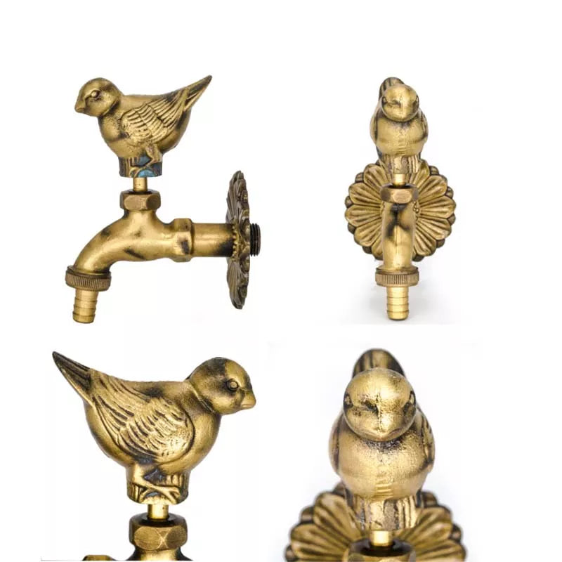 Robinet Extérieur Décoratif Animal Doré Jardin Élégant et Unique – Terravia