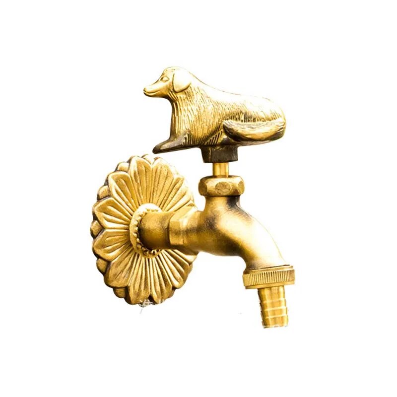 Robinet Extérieur Décoratif Animal Doré Jardin Élégant et Unique – Terravia