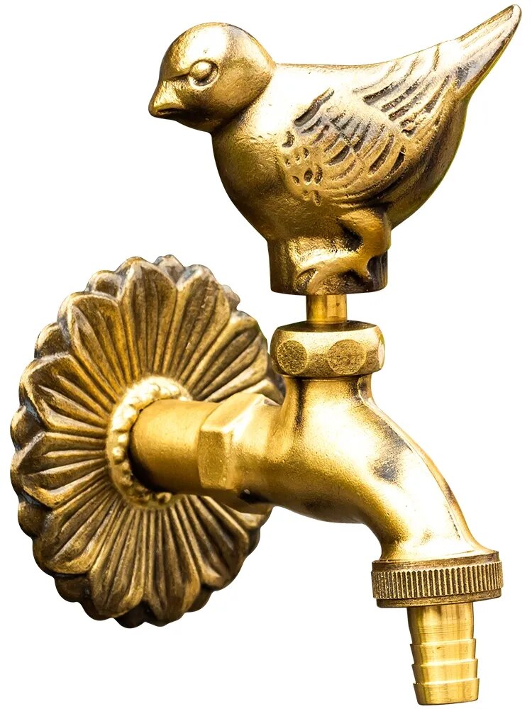 Robinet Extérieur Décoratif Animal Doré Jardin Élégant et Unique – Terravia