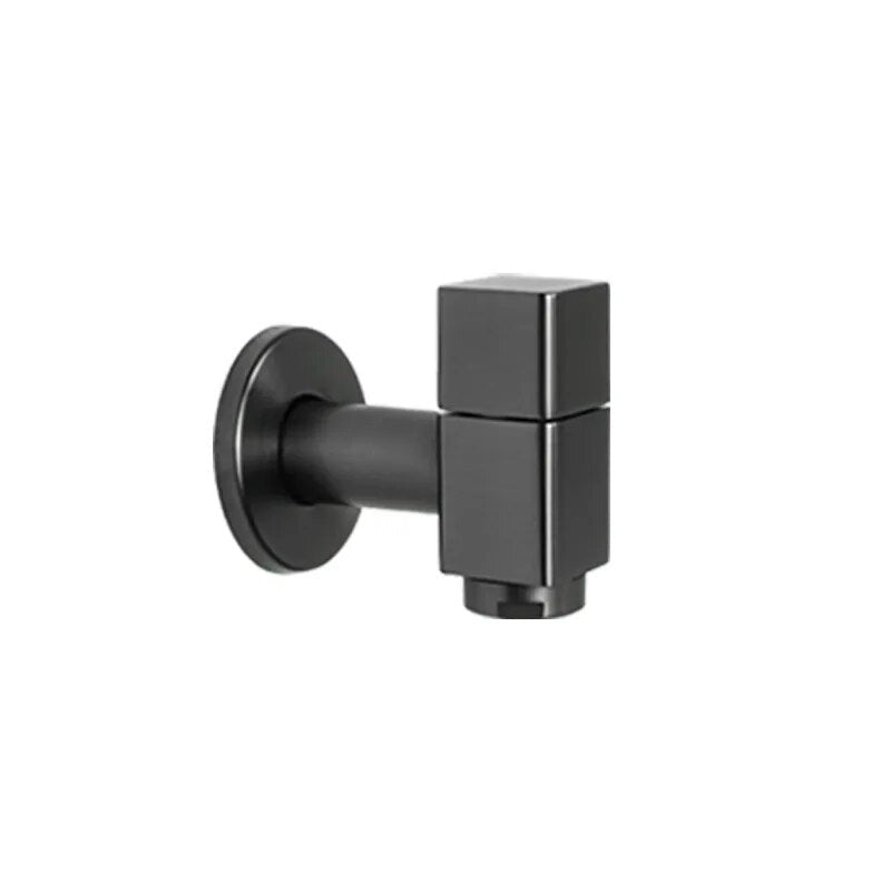 Robinet Extérieur Cubique Mural Chromé Design Élégant Jardin – Terravia