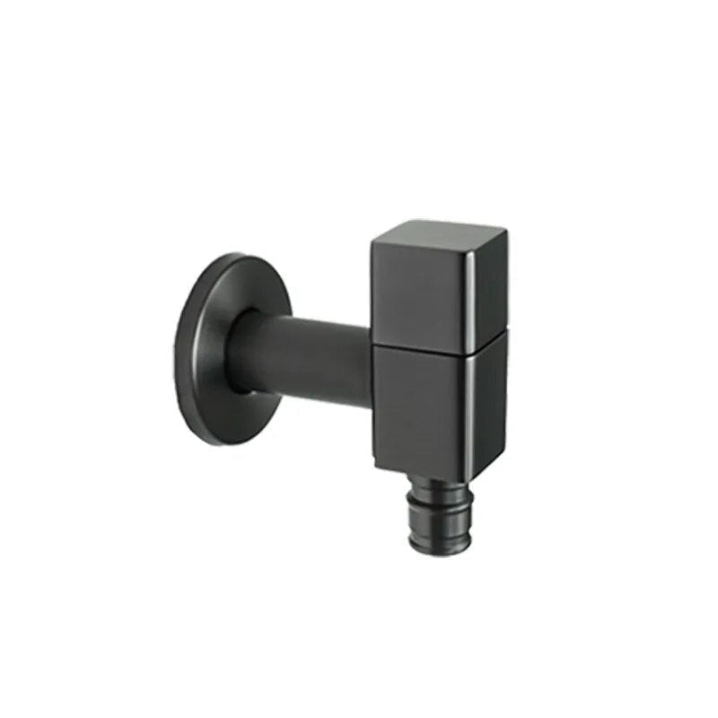 Robinet Extérieur Cubique Mural Chromé Design Élégant Jardin – Terravia