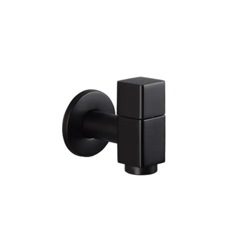 Robinet Extérieur Cubique Mural Noir Ligne Contemporaine Jardin – Terravia