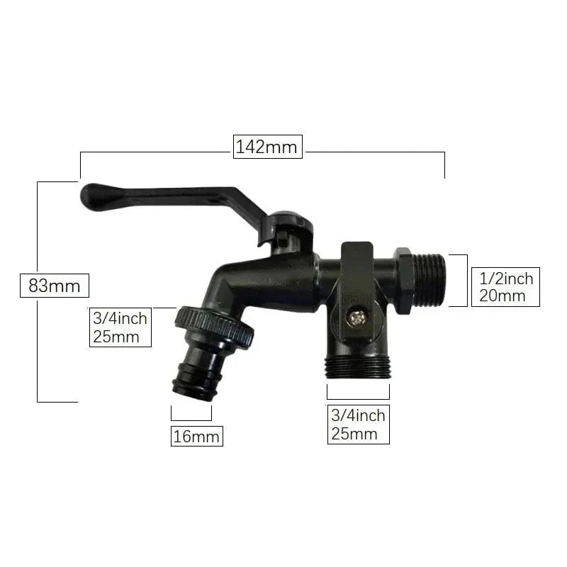 Robinet Extérieur Laiton Effet Cascade Décor Naturel Jardin – Terravia