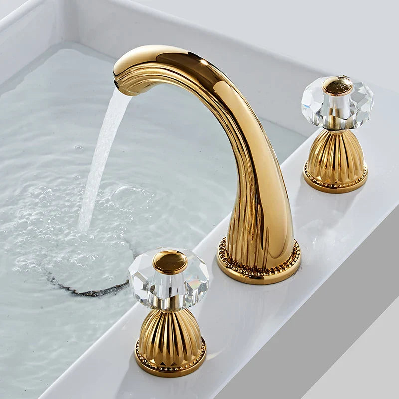 Robinet Lavabo 3 Trous Chromé Contrôle Précis Élégance Durable – Solvane