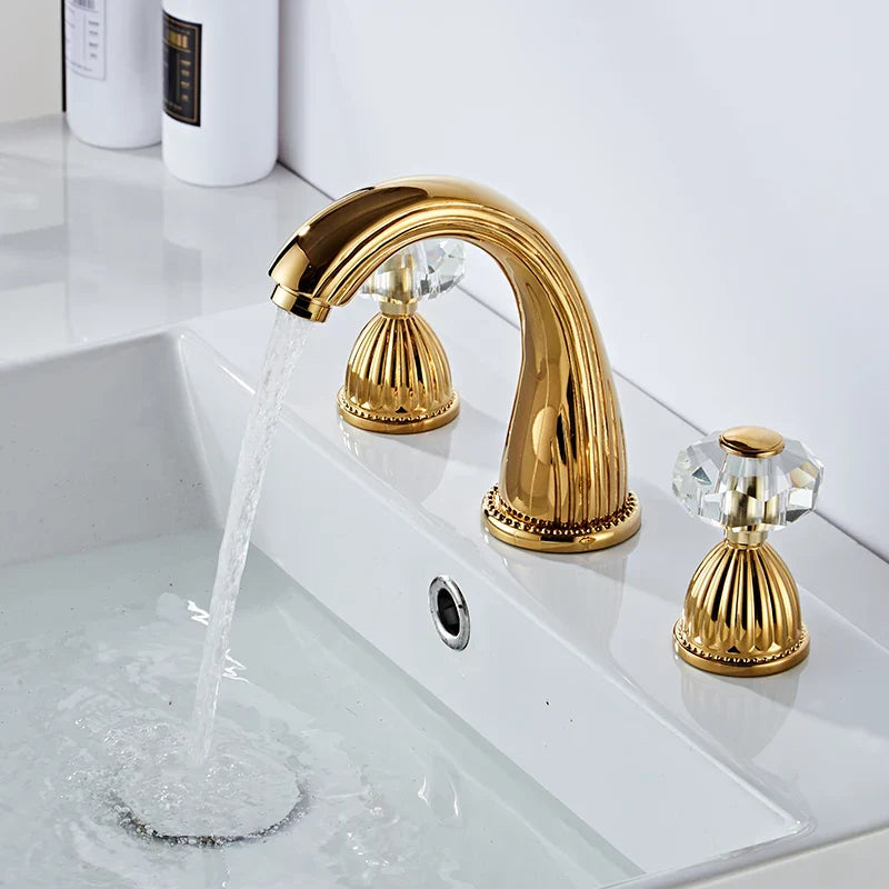Robinet Lavabo 3 Trous Chromé Contrôle Précis Élégance Durable – Solvane