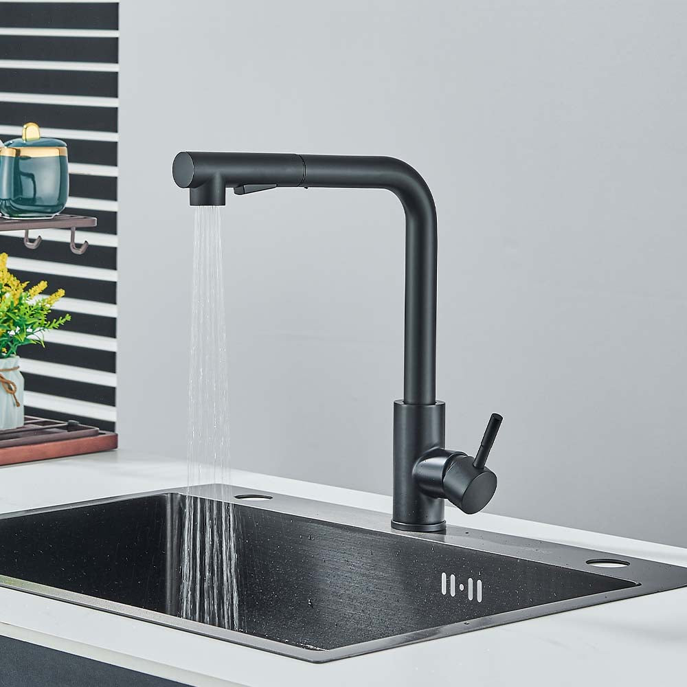 Robinet Lavabo Douchette Extractible Inox Lavage des Cheveux Facile – Solvane