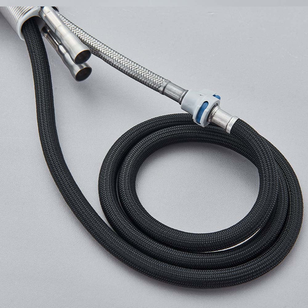 Robinet Lavabo Douchette Extractible Inox Lavage des Cheveux Facile – Solvane