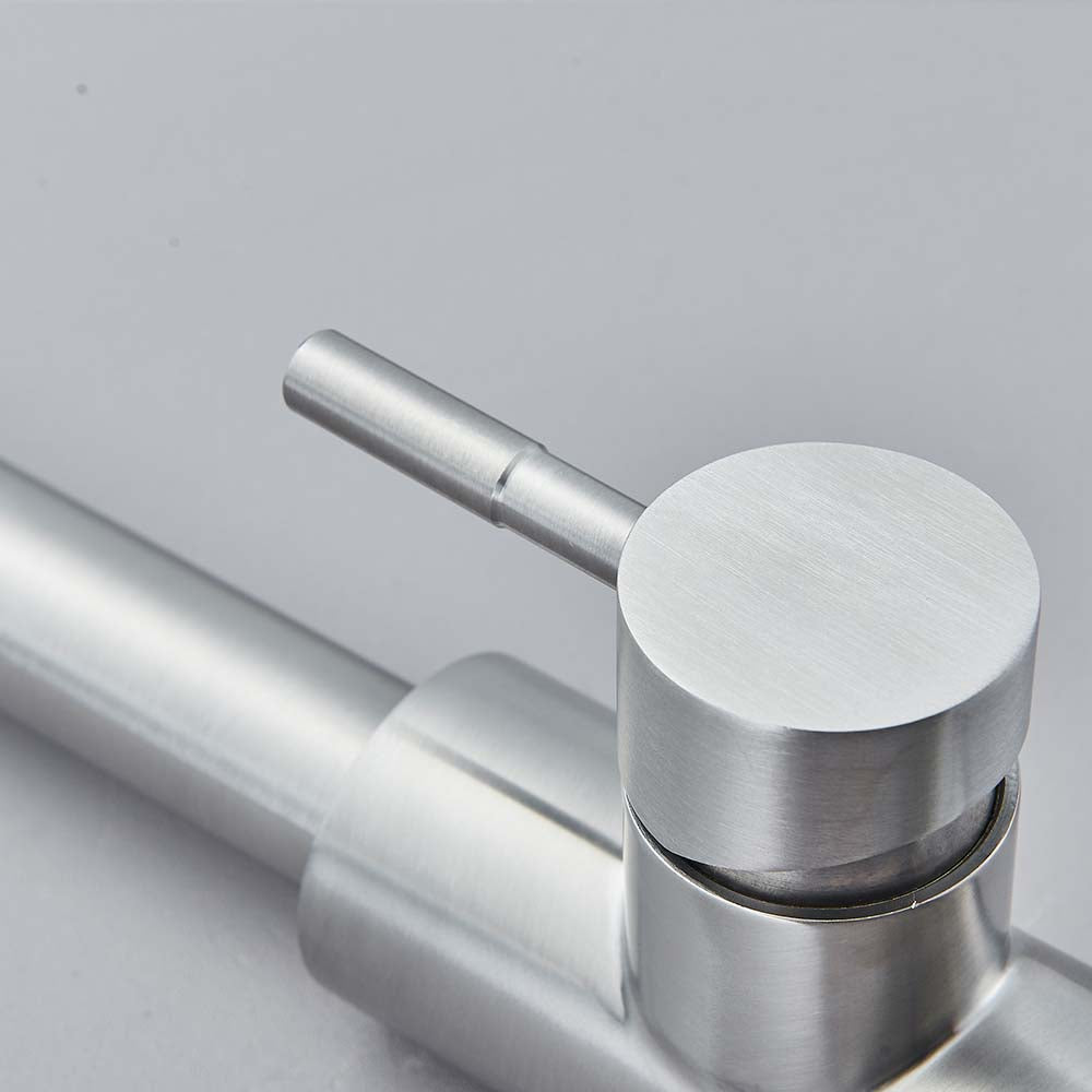 Robinet Lavabo Douchette Extractible Inox Lavage des Cheveux Facile – Solvane