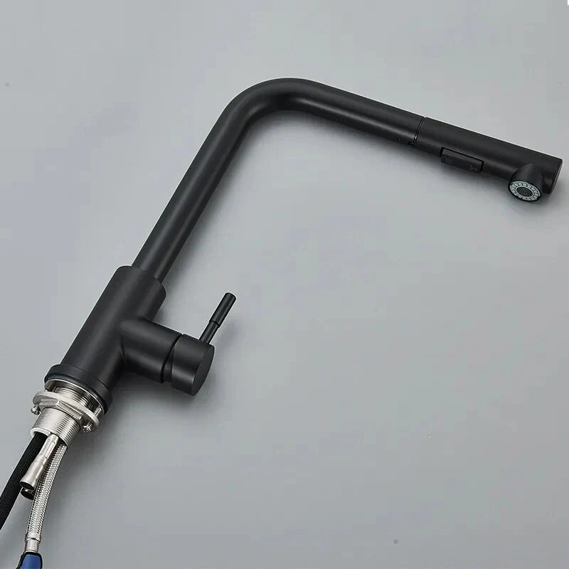 Robinet Lavabo Douchette Extractible Inox Lavage des Cheveux Facile – Solvane