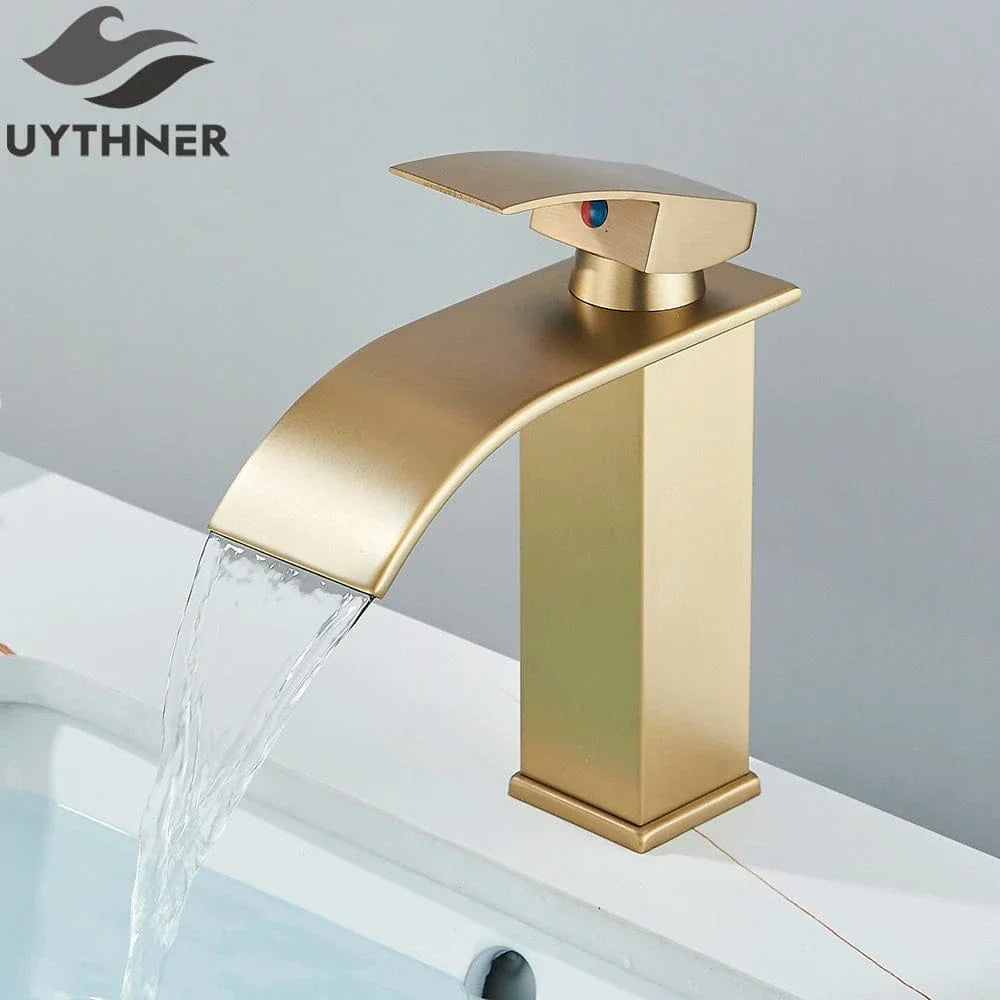 Robinet Lavabo Cascade Écoulement Apaisant Salle de Bain Raffinée – Solvane