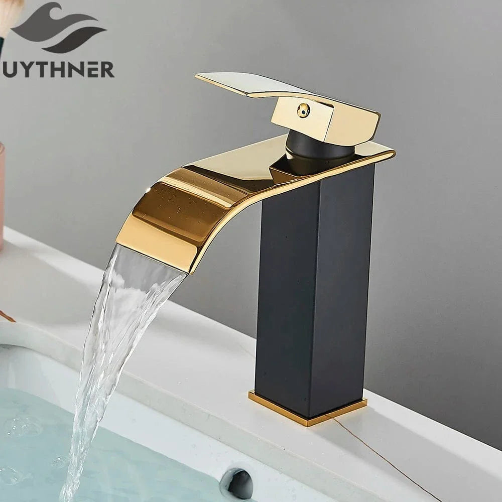 Robinet Lavabo Cascade Écoulement Apaisant Salle de Bain Raffinée – Solvane