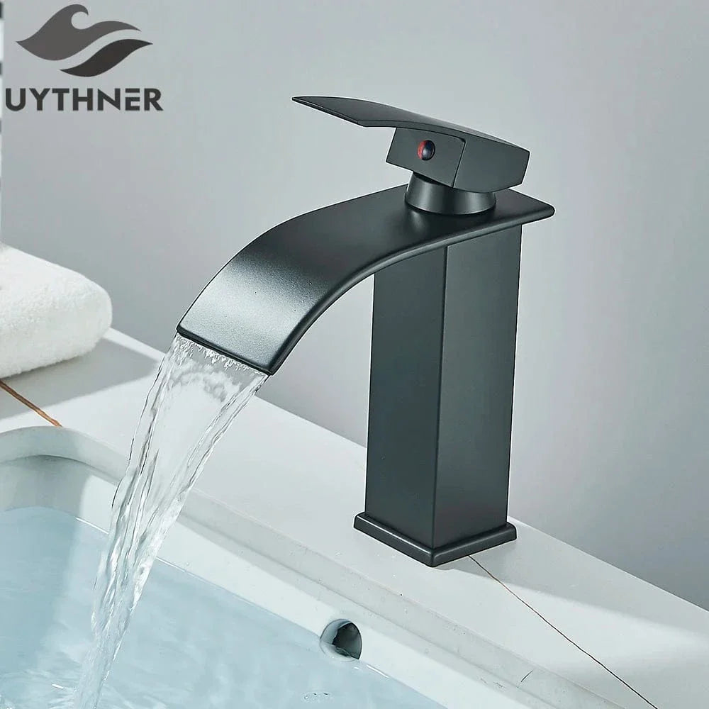 Robinet Lavabo Cascade Écoulement Apaisant Salle de Bain Raffinée – Solvane