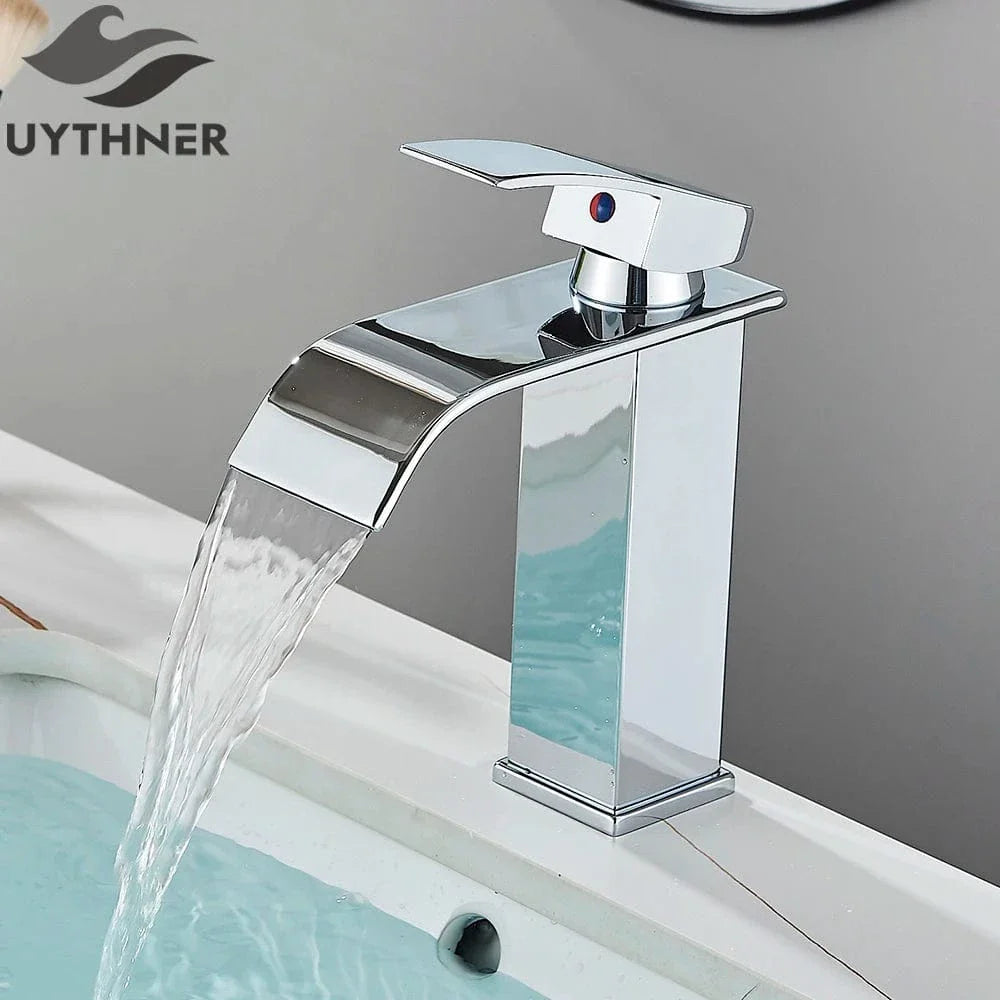 Robinet Lavabo Cascade Écoulement Apaisant Salle de Bain Raffinée – Solvane