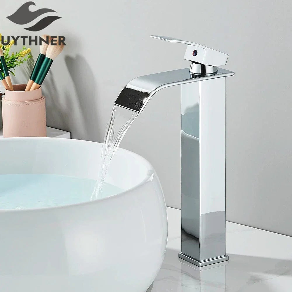 Robinet Lavabo Cascade Écoulement Apaisant Salle de Bain Raffinée – Solvane