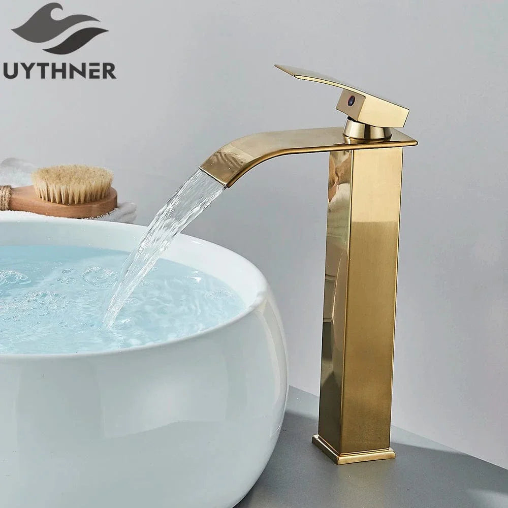 Robinet Lavabo Cascade Écoulement Apaisant Salle de Bain Raffinée – Solvane