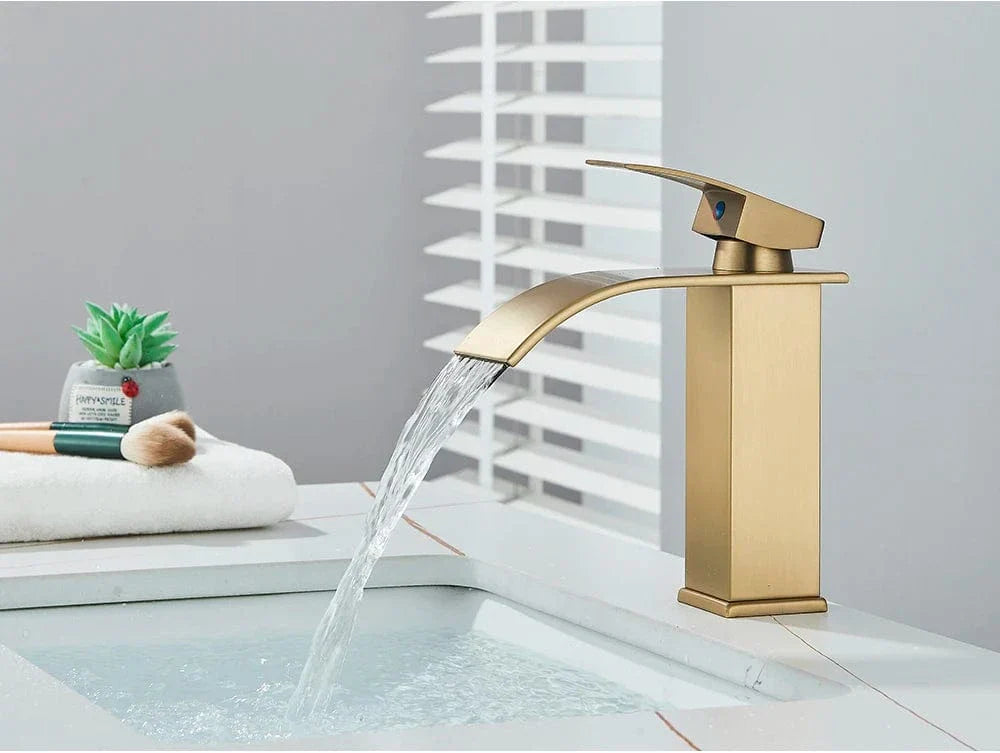 Robinet Lavabo Cascade Écoulement Apaisant Salle de Bain Raffinée – Solvane