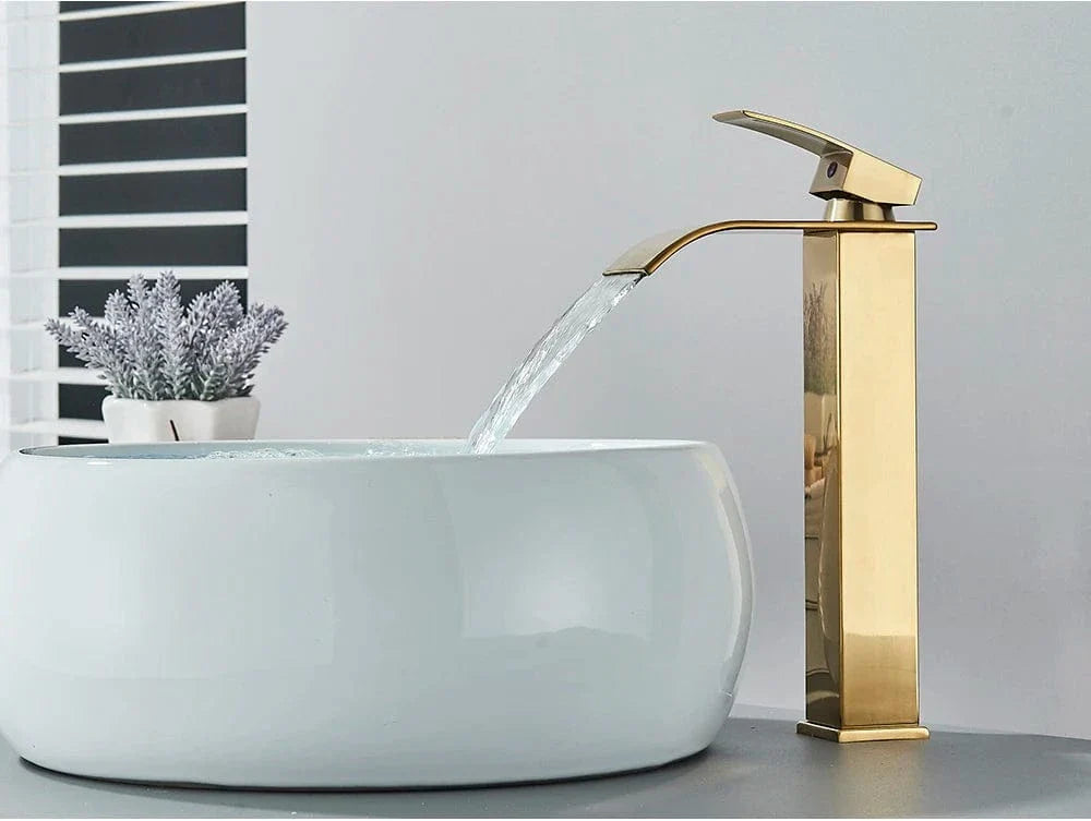 Robinet Lavabo Cascade Écoulement Apaisant Salle de Bain Raffinée – Solvane