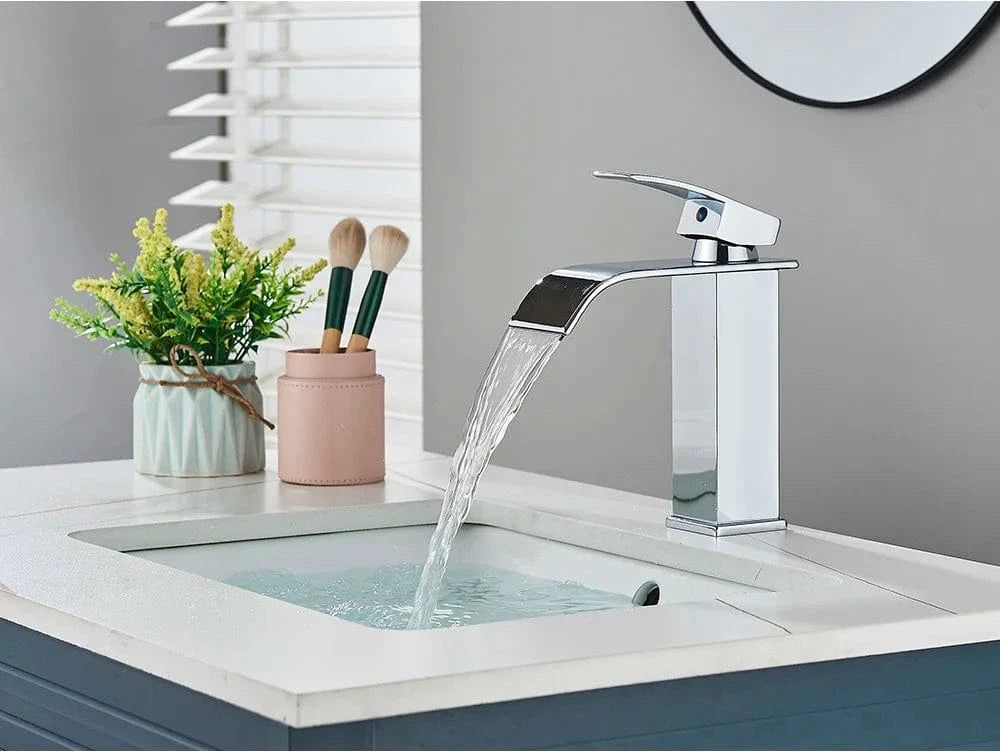 Robinet Lavabo Cascade Écoulement Apaisant Salle de Bain Raffinée – Solvane