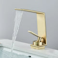 Robinet Lavabo Cascade Doré Édition Luxe Éclat Précieux – Solvane