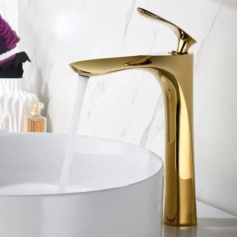 Mitigeur Lavabo Cascade Design Élégant Flux Silencieux – Solvane