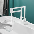 Mitigeur Lavabo Design Moderne Blanc Élégance Lumineuse – Solvane