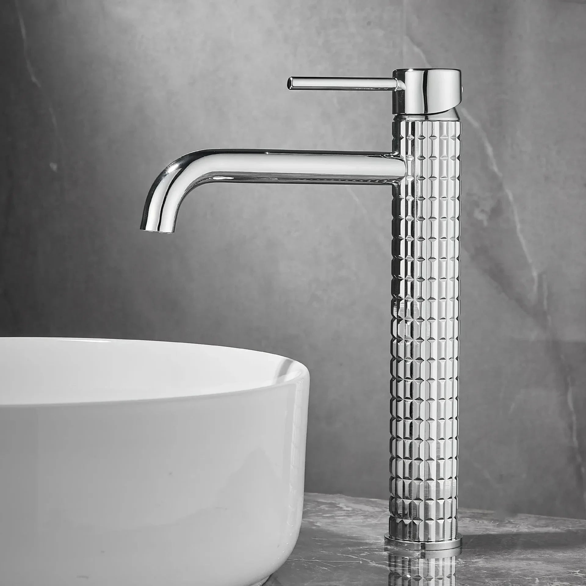 Robinet Lavabo Doré Finition Brossée Éclat Sans Reflet – Solvane