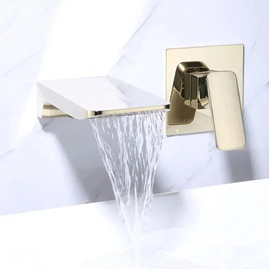 Robinet Lavabo Encastrable Noir Ligne Moderne Vasque Dégagée – Solvane