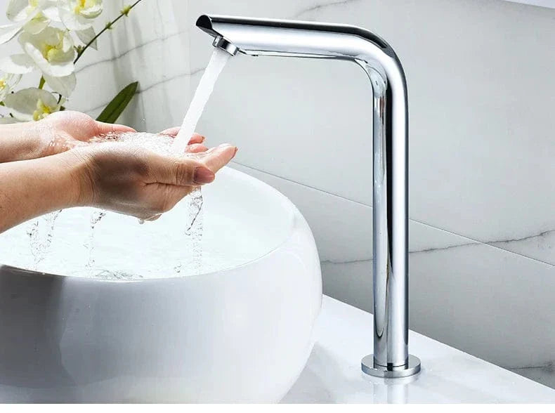 Robinet Lavabo Infrarouge Sans Contact Détection Automatique Hygiène – Solvane