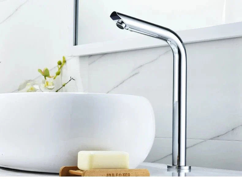 Robinet Lavabo Infrarouge Sans Contact Détection Automatique Hygiène – Solvane