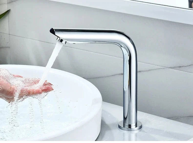 Robinet Lavabo Infrarouge Sans Contact Détection Automatique Hygiène – Solvane
