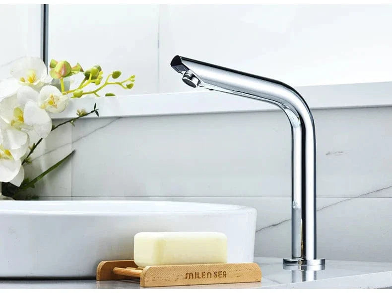 Robinet Lavabo Infrarouge Sans Contact Détection Automatique Hygiène – Solvane
